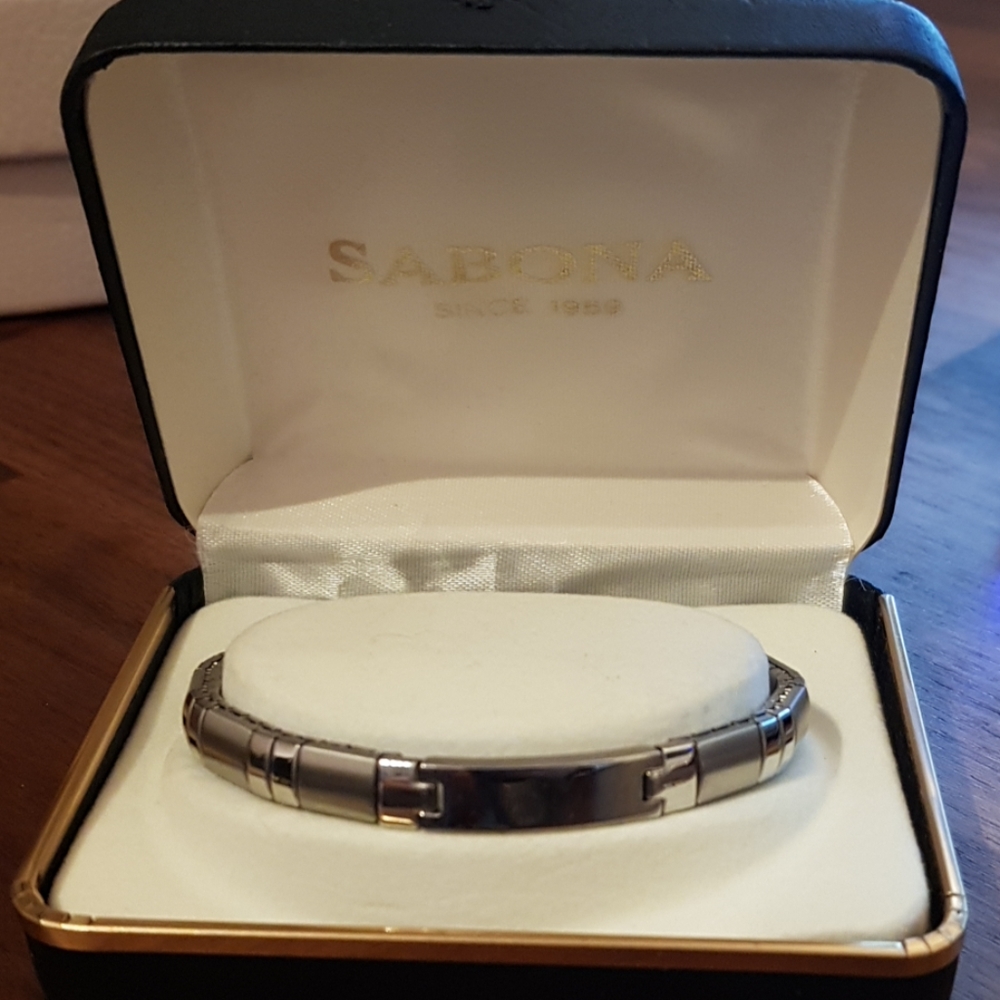 Sabona metal steal magnetic therapy bracelet
